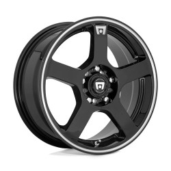 Motegi MR116 FS5 disk 15x6.5 4X100/4X108 72.56 ET40, Lesklá černá