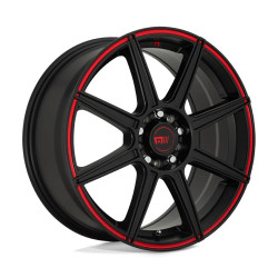 Motegi MR142 CS8 disk 16x7 5X108/5X114.3 72.56 ET40, Saténově černá