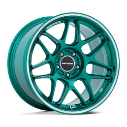 Motegi MR158 TSUBAKI disk 18x9.5 5X114.3 72.56 ET40, Hokkaido green