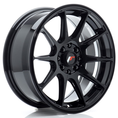 Hliníkové disky Japan Racing JR11 16x7 ET25 4x100/108 Gloss Black | race-shop.cz