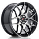 Hliníkové disky Japan Racing JR18 17x8 ET35 5x100/114 Black Machined Face | race-shop.cz