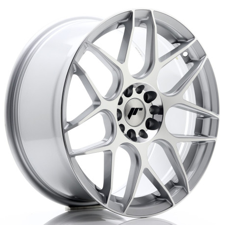 Hliníkové disky Japan Racing JR18 18x8,5 ET45 5x112/114 Silver Machined Face | race-shop.cz