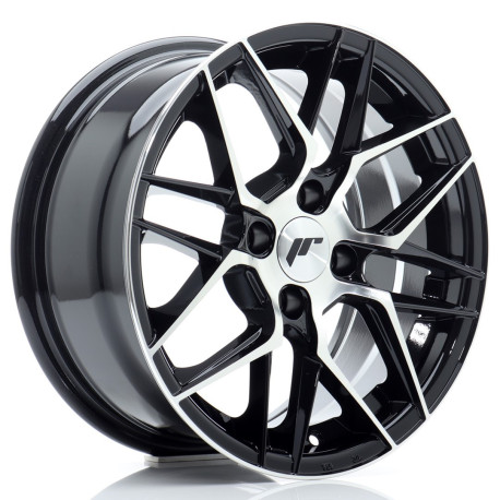 Hliníkové disky Japan Racing JR28 15x7 ET25 4x100 Gloss Black Machined Face | race-shop.cz