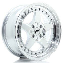 Japan Racing JR6 16x7 ET35 4x100 Silver Machined Face