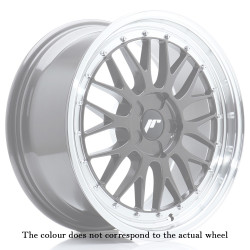 Japan Racing JR23 18x8 ET40 5x112 Hyper Gray w/Machined Lip