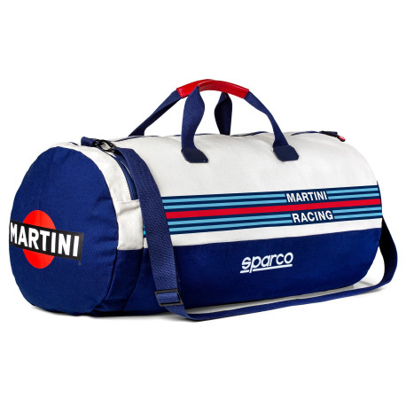 Tašky, peněženky SPARCO MARTINI RACING Sportovní taška - Bílá/modrá | race-shop.cz