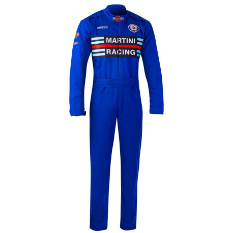 Výstroj pro mechaniky Kombinéza pro mechaniky Sparco Martini Racing MS-4, modrá | race-shop.cz