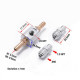 Adaptéry na montáž senzorů Sada adaptérů pro manometr tlaku paliva (AN6 na 1/8NPT, 8mm na 1/8NPT) | race-shop.cz