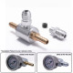 Adaptéry na montáž senzorů Sada adaptérů pro manometr tlaku paliva (AN6 na 1/8NPT, 8mm na 1/8NPT) | race-shop.cz