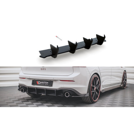 Body kit a vizuální doplňky Racing Durability Zadní difuzor V1 Volkswagen Golf 8 GTI | race-shop.cz