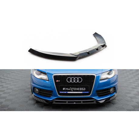 Body kit a vizuální doplňky Přední splitter V4 Audi S4 / A4 S-Line B8 | race-shop.cz