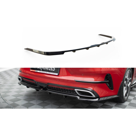 Body kit a vizuální doplňky Centrální zadní splitter (se svislými lištami) Kia ProCeed GT-Line Mk1 | race-shop.cz