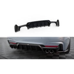 Zadní diffuzor BMW 4 Coupe / Gran Coupe / Cabrio M-Pack F32 / F36 / F33 (Verze se dvěma výfuky na obou stranách)