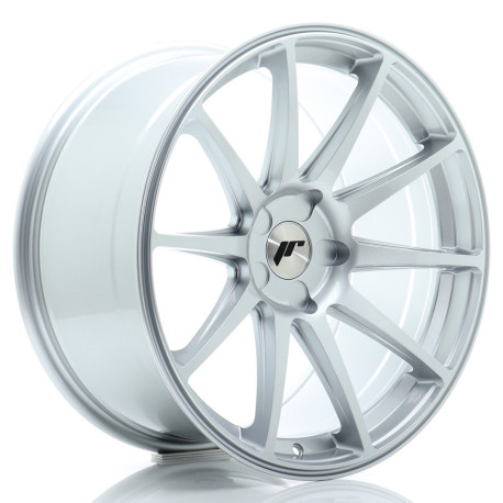 Hliníkové disky Japan Racing JR11 19x9,5 ET15-35 5H Blank Hyper Silver | race-shop.cz