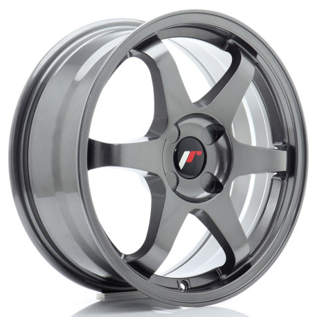 Hliníkové disky Japan Racing JR3 17x7 ET20-42 4H BLANK Gun Metal | race-shop.cz