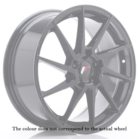 Hliníkové disky Japan Racing JR36 19x8 ET20-40 5H BLANK Stříbrná Machined Face | race-shop.cz