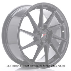 Japan Racing JR36 19x9 ET20-40 5H BLANK Silver Machined Face