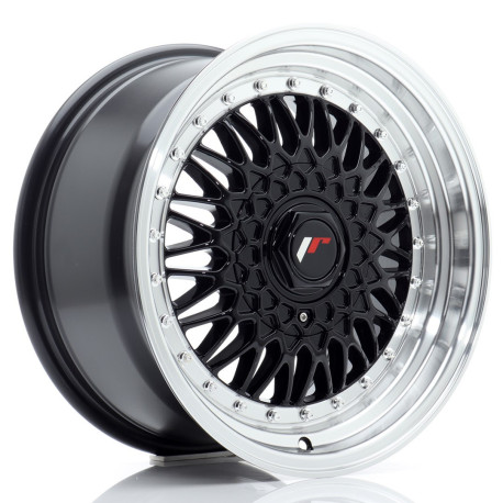 Hliníkové disky Japan Racing JR9 16x8 ET25 BLANK Gloss Černá w/Machined Lip | race-shop.cz