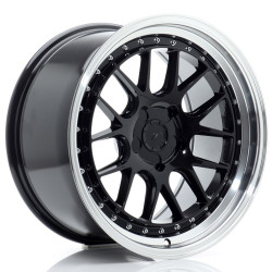 Japan Racing JR40 18x9,5 ET15-35 5H BLANK Glossy Černá w/Machined Lip