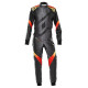 Kombinézy FIA kartingová kombinéza OMP KS-X ART, černá/žlutá/červená | race-shop.cz