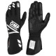 Rukavice Závodní rukavice OMP ONE EVO FX s homologací FIA (vnější švy), černé | race-shop.cz