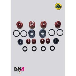 DNA RACING přední horní a zadní spodní ramena odpružení uniball částečné sada pro LOTUS EXIGE V6 (2012 - 2015)