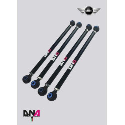 DNA RACING zadní nastavitelné táhla zavěšení s nastavitelným sklonem a náklonem sada pro MINI R55-R56-R57 COOPER INCL. (DAL 2007