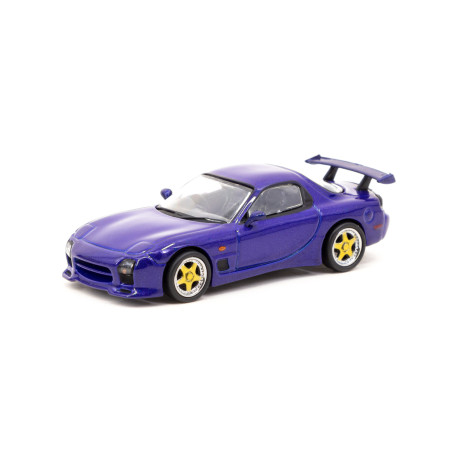Modely aut TARMAC WORKS model car Mazda RX-7 FD3S Mazdaspeed A-Spec | Innocent Blue Mica | race-shop.cz