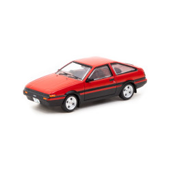 J-COLLECTION 1/64 model car Toyota Sprinter Trueno (AE86) | Red/Black