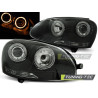 HEADLIGHTS ANGEL EYES BLACK fits VW GOLF 5 10.03-09