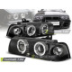Osvětlení SVĚTLOMETY ANGEL EYES černý pro BMW E36 12.90-08.99 C/C | race-shop.cz
