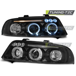 SVĚTLOMETY ANGEL EYES černý pro AUDI A4 01.99-09.00