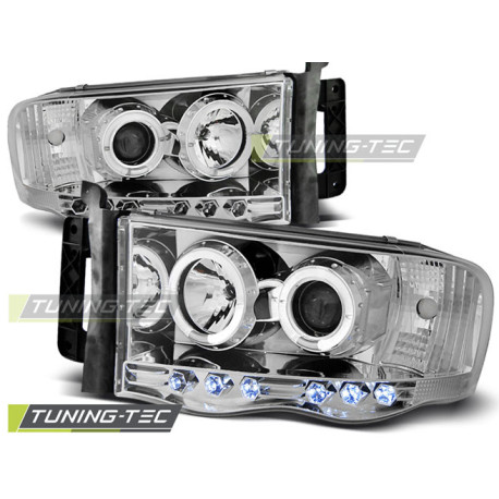 Osvětlení DODGE RAM 02-06 ANGEL EYES CHROME | race-shop.cz