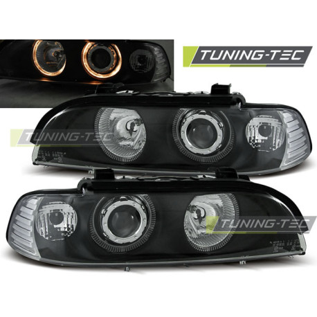 Osvětlení SVĚTLOMETY ANGEL EYES černý pro BMW E39 09.95-06.03 | race-shop.cz
