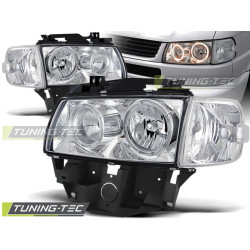 SVĚTLOMETY ANGEL EYES CHROME pro VW T4 08.96-03.03 BUS