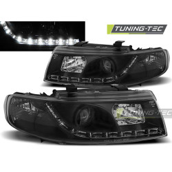 SVĚTLOMETY DAYLIGHT černý pro SEAT LEON / TOLEDO 04.99-08.04