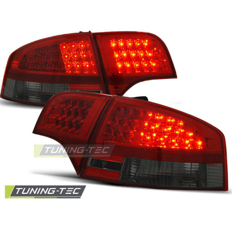Osvětlení LED Zadní světla ČERVENÉ KOUŘOVÉ odpovídá AUDI A4 B7 11.04-11.07 SEDAN | race-shop.cz