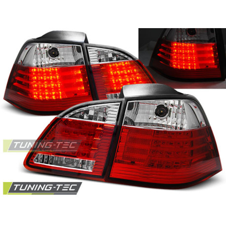 Osvětlení LED Zadní světla ČERVENÁ BÍLÁ pro BMW E61 04-03.07 | race-shop.cz