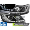 HEADLIGHTS DAYLIGHT BLACK fits SKODA OCTAVIA 09-12