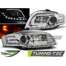 SVĚTLOMETY TRUBICE SVĚTLO CHRÓMOVÉ pro AUDI A4 B7 11.04-03.08