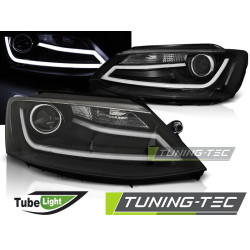 SVĚTLOMETY LED TUBE SVĚTLO černé pro VW JETTA VI 1.11-18