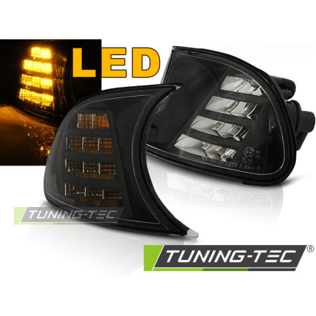 Osvětlení PŘEDNÍ SMĚROVKY ČERNÁ LED pro BMW E46 04.99-08.01 C/C | race-shop.cz