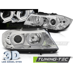 SVĚTLOMETY U-LED LIGHT 3D CHROME pro BMW E90/E91 03.05-08.08