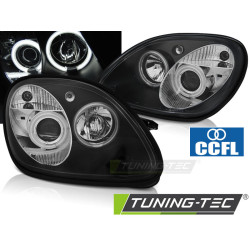 SVĚTLOMETY ANGEL EYES CCFL BLACK pro MERCEDES R170 SLK 04.96-04