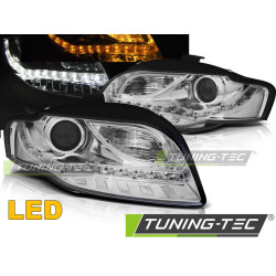 SVĚTLOMETY DAYLIGHT CHROME pro AUDI A4 B7 11.04-03.08