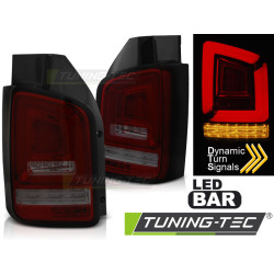 LED PÁS ZADNÍ SVĚTLA ČERVENÝ KOUŘ SEQ pro VW T5 10-15