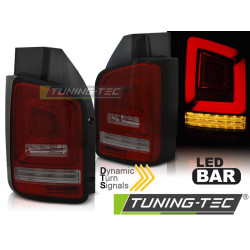 LED PÁS ZADNÍ SVĚTLA ČERVENÝ KOUŘ SEQ pro VW T6 15-19 TR