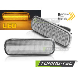 BOČNÍ SMĚROVKY V ZRCADLE BÍLÁ LED SEQ pro CITROEN C4 04-11