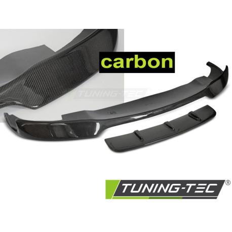 Body kit a vizuální doplňky SPOILER PŘEDNÝ CARBON V SPORT STYLE pro BMW F10 11- | race-shop.cz