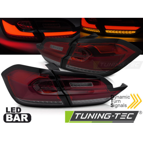 Osvětlení LED ZADNÍ SVĚTLA ČERVENÝ KOUŘ pro FORD FIESTA MK8 17-21 HATCHBACK | race-shop.cz